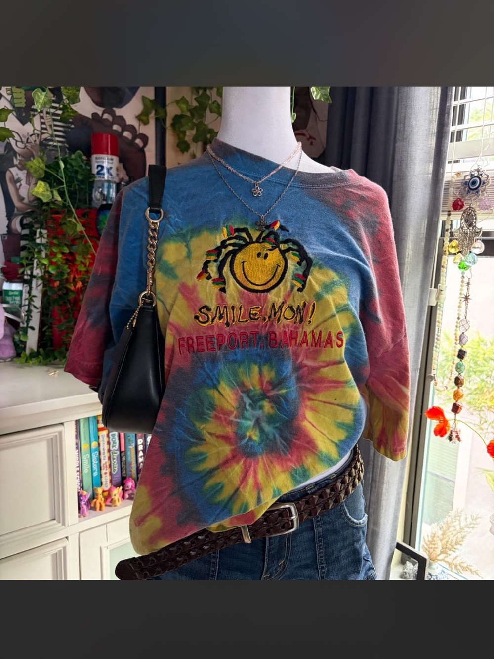 Tie-Dye Freeport, Bahamas Graphic Tee